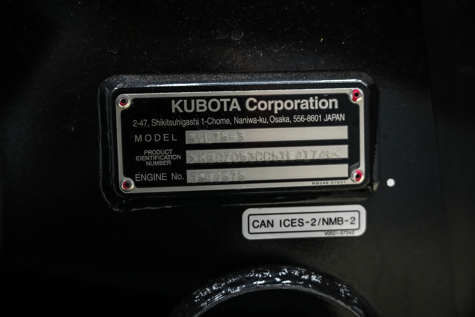 KUBOTA SVL75-3HFWVCC #12